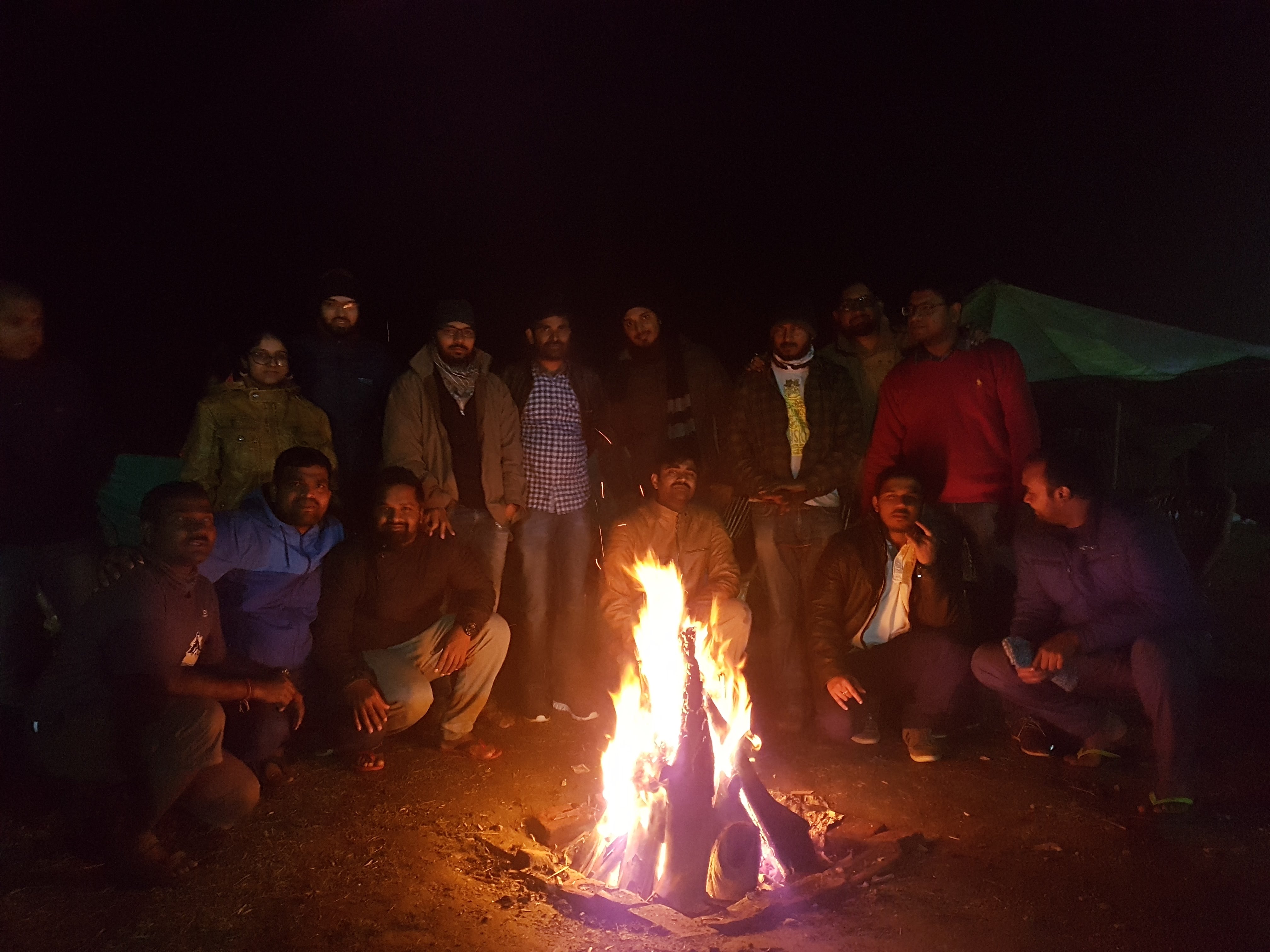 'Campfire @ our stay'