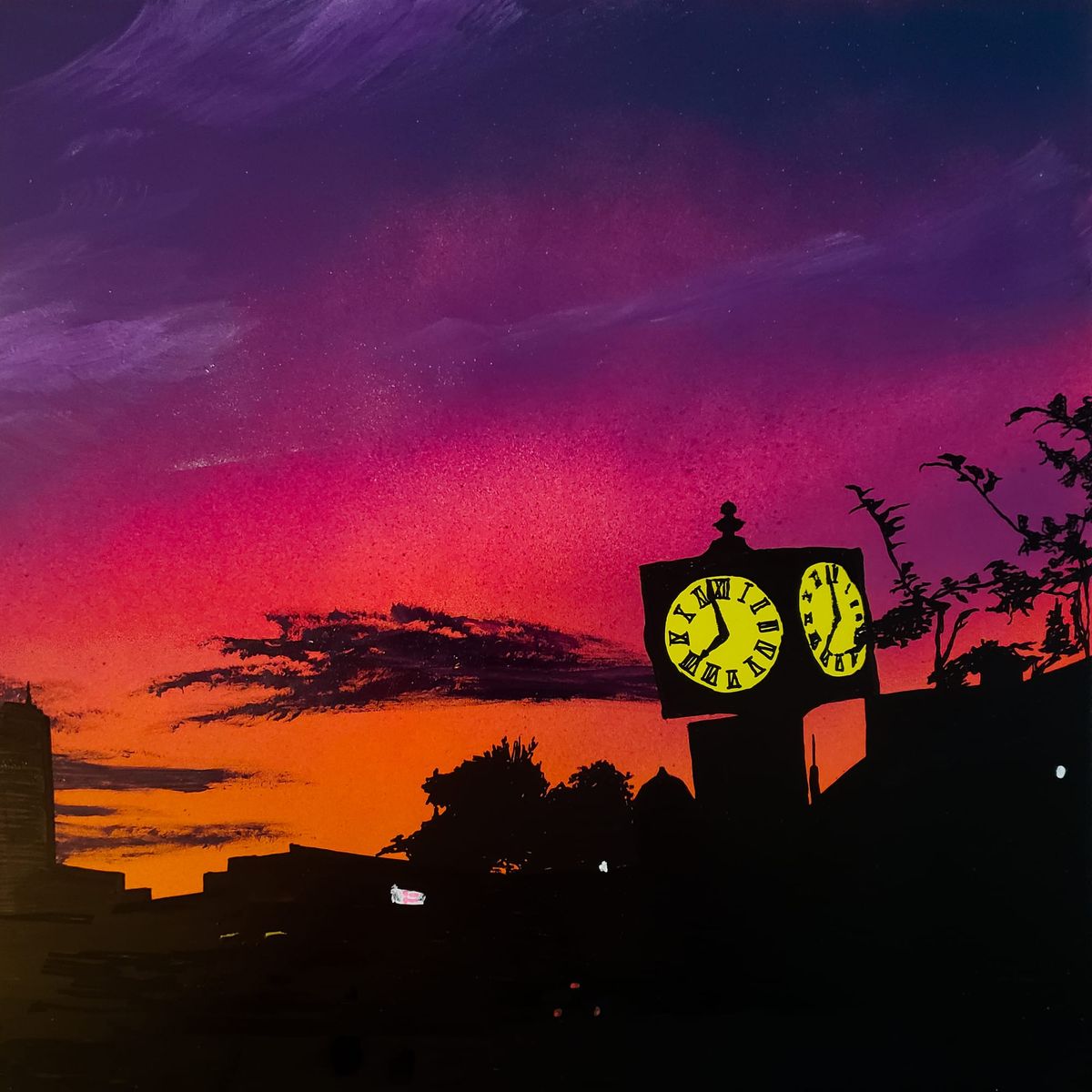 Monroe & Alexander Sunset, from the Arby's