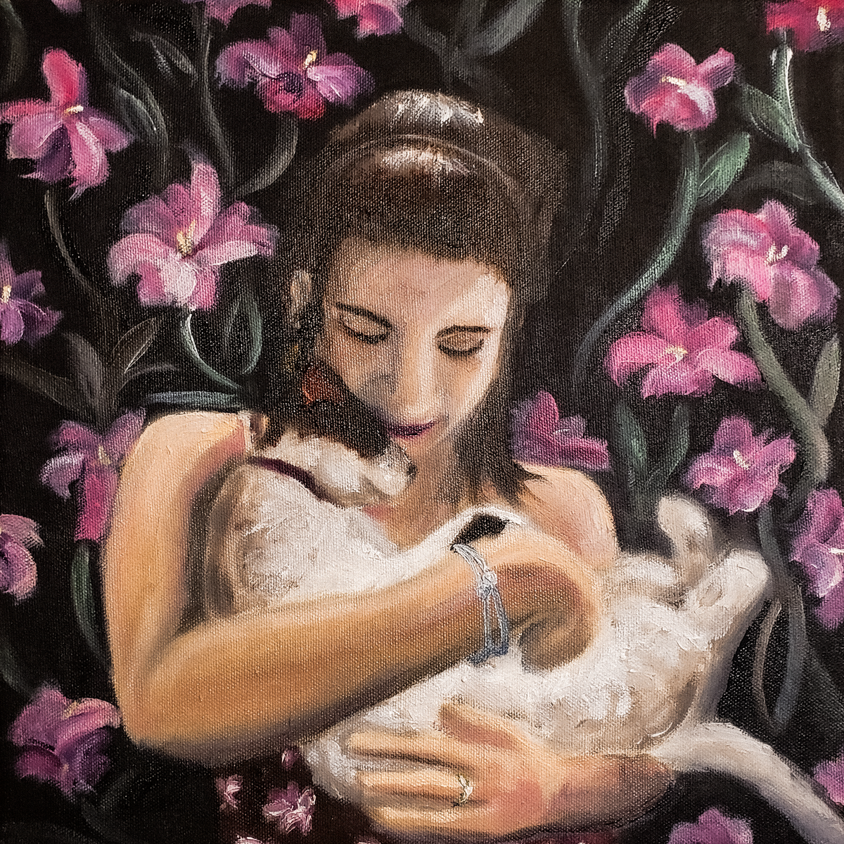 Lady with Cat