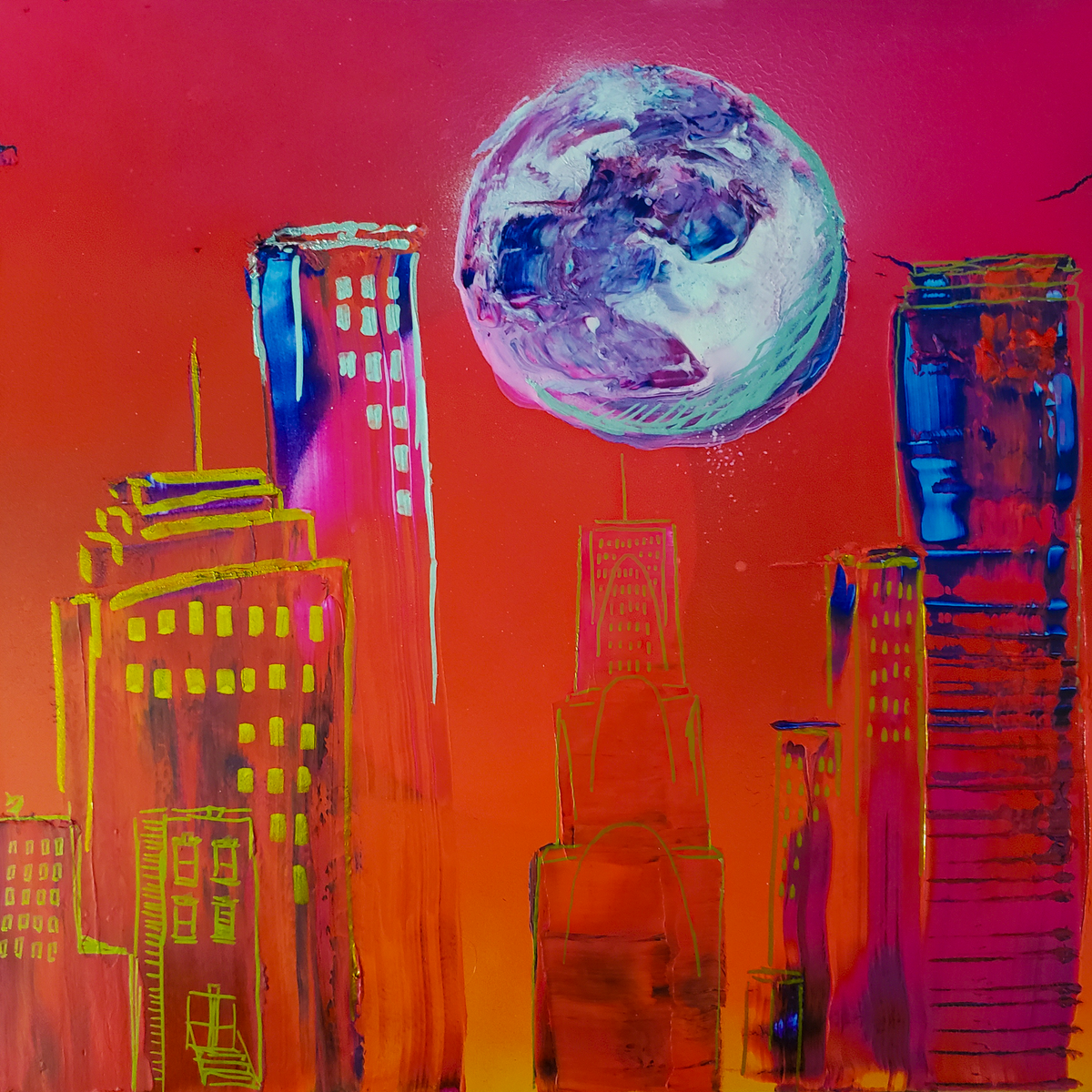 Moon Over Neon City