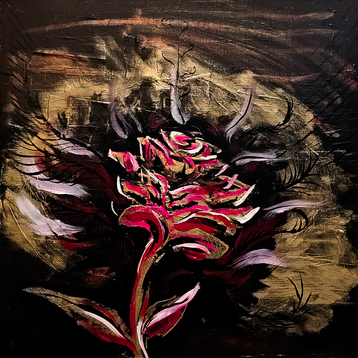 Gold Flowers III