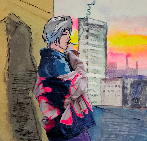 CityPop Jacket #04 - Pink/Violet