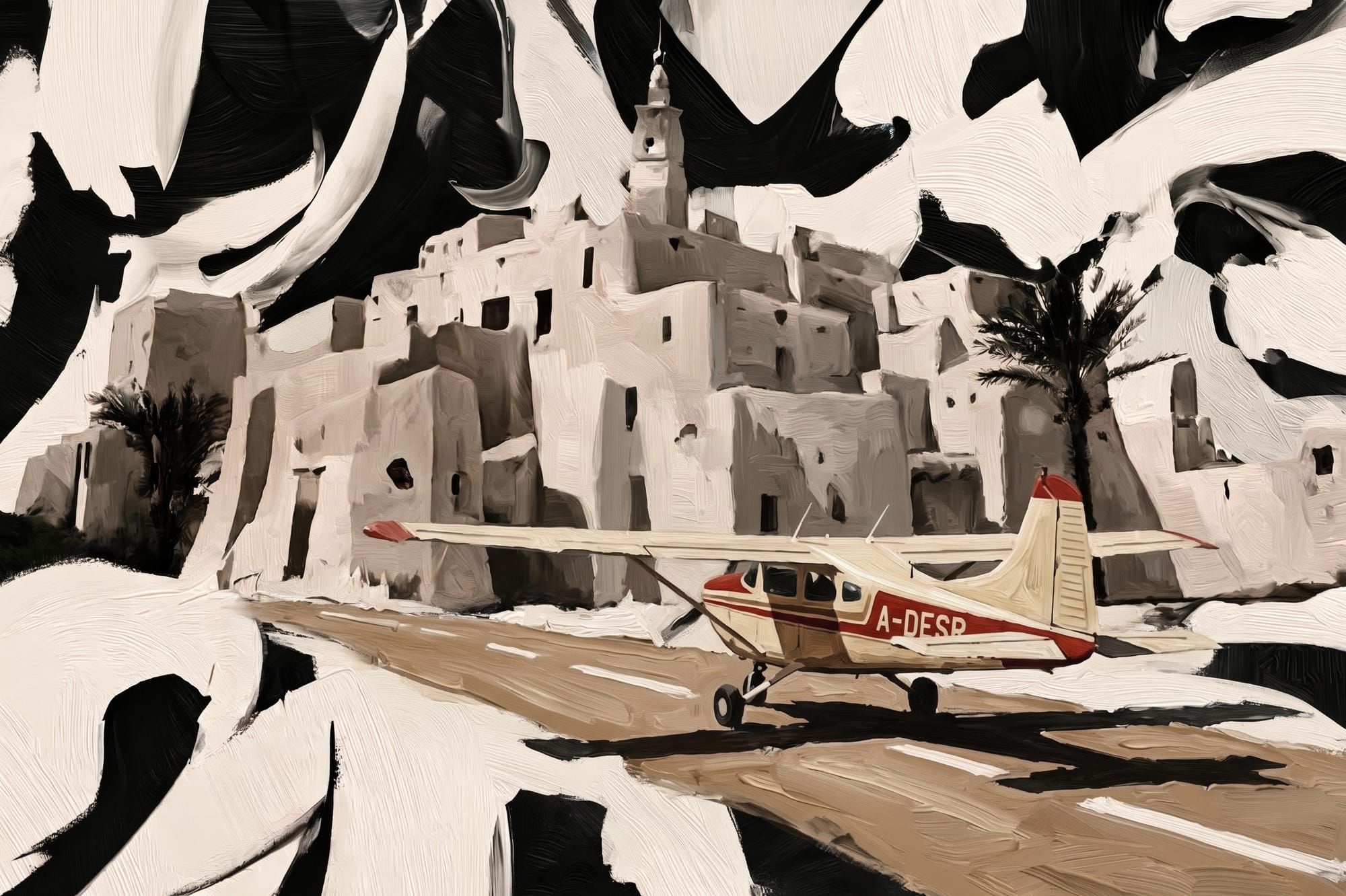 الطريق من المطار صورة المقال