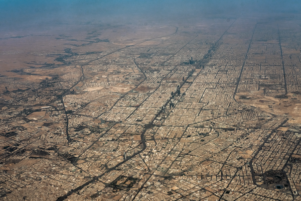 From the Plane Window View