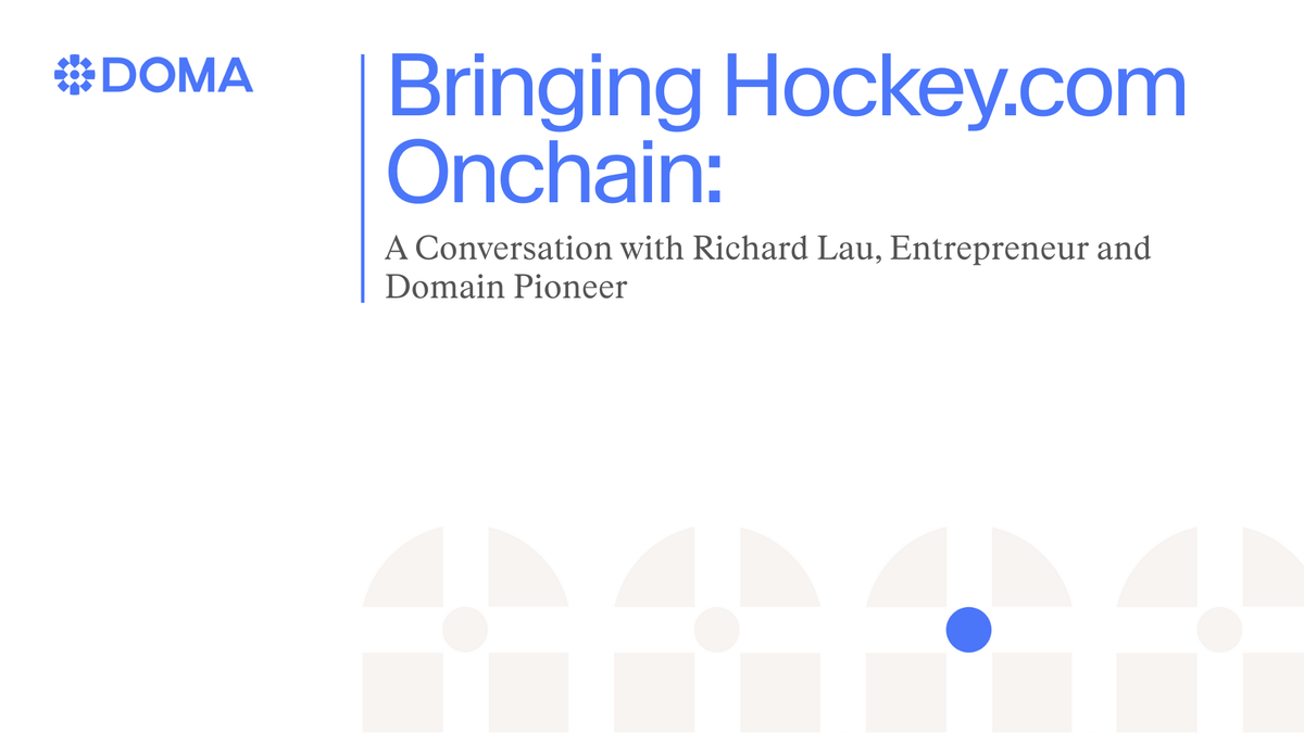 Bringing Hockey.com Onchain: A Conversation with Richard Lau, Entrepreneur and Domain Pioneer