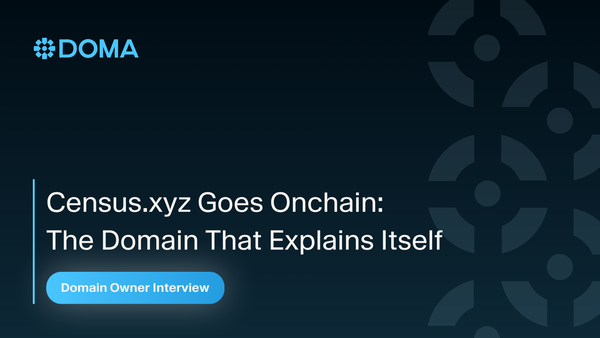 Census.xyz Goes Onchain: The Domain That Explains Itself