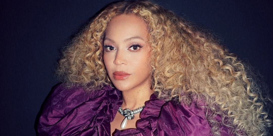 Beyoncé Is Magnificent in a Purple Saint Laurent Gown to Celebrate the Anniversary of <em>Lemonade</em>