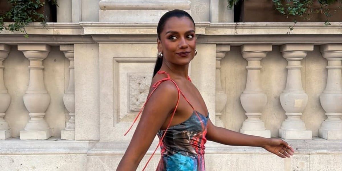 Simone Ashley’s Illusion Slip Dress Is Courtesy of This Celebrity-Favorite Emerging Designer