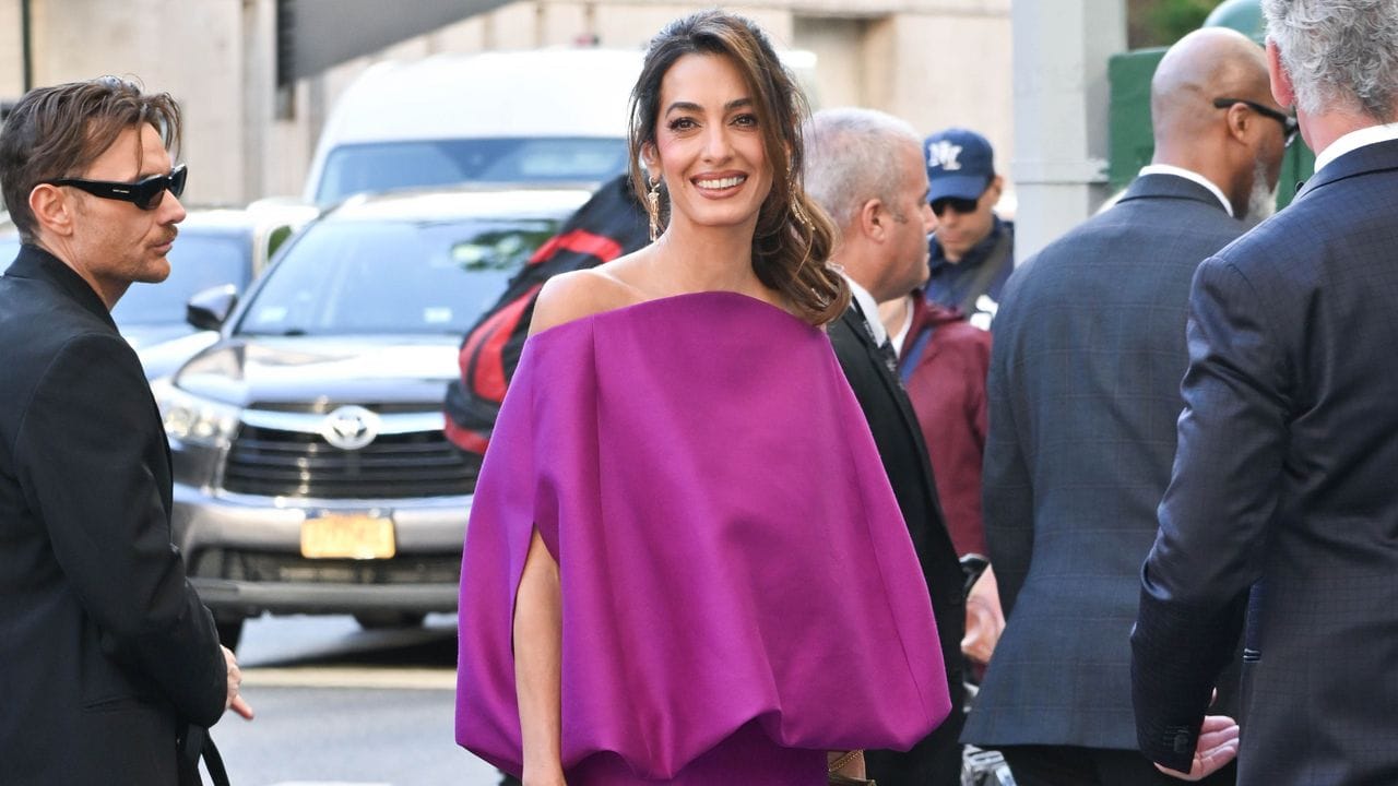 Amal Clooney Swaps Vintage for Fresh Off the Runway