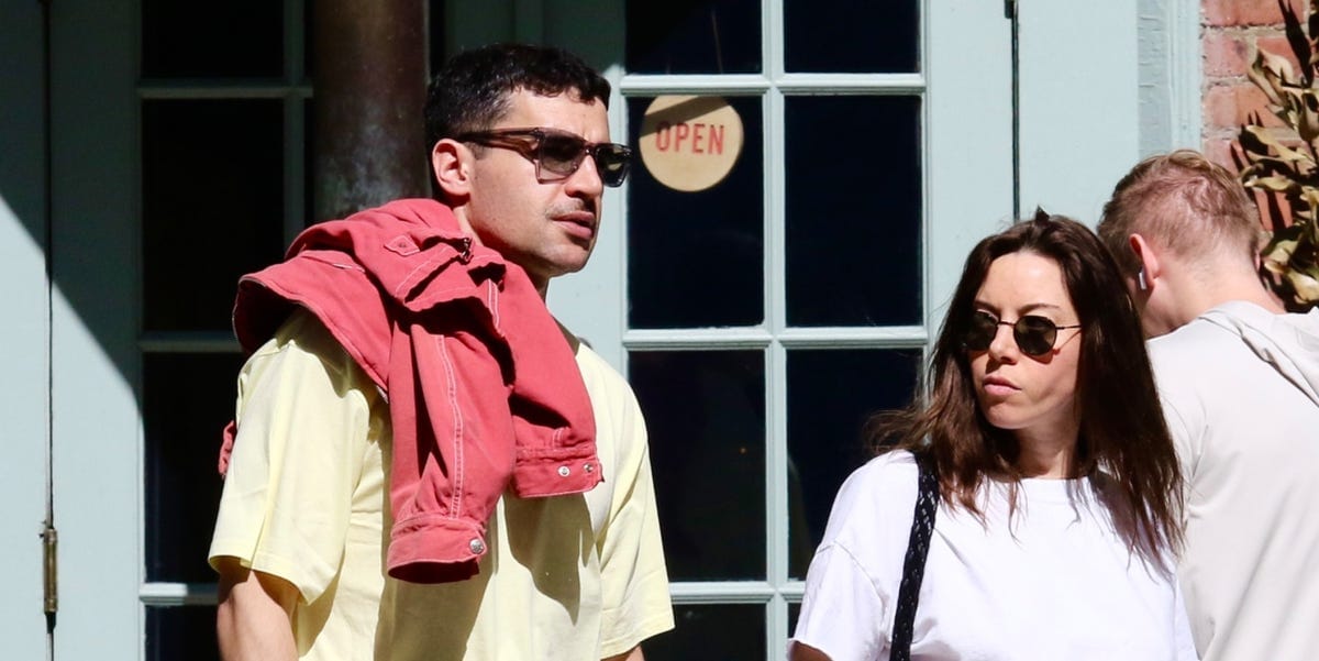 Parents-to-Be Aubrey Plaza and Christopher Abbott Keep Things Casual for a New York City Stroll