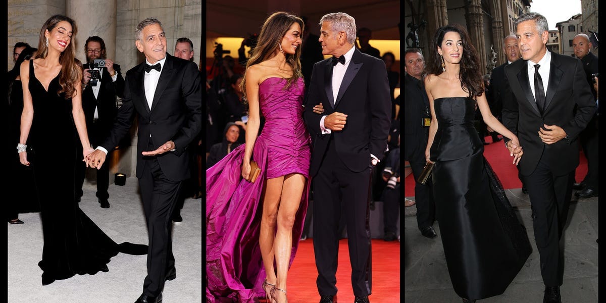 George and Amal Clooney Are a Fashion Match Made in Heaven