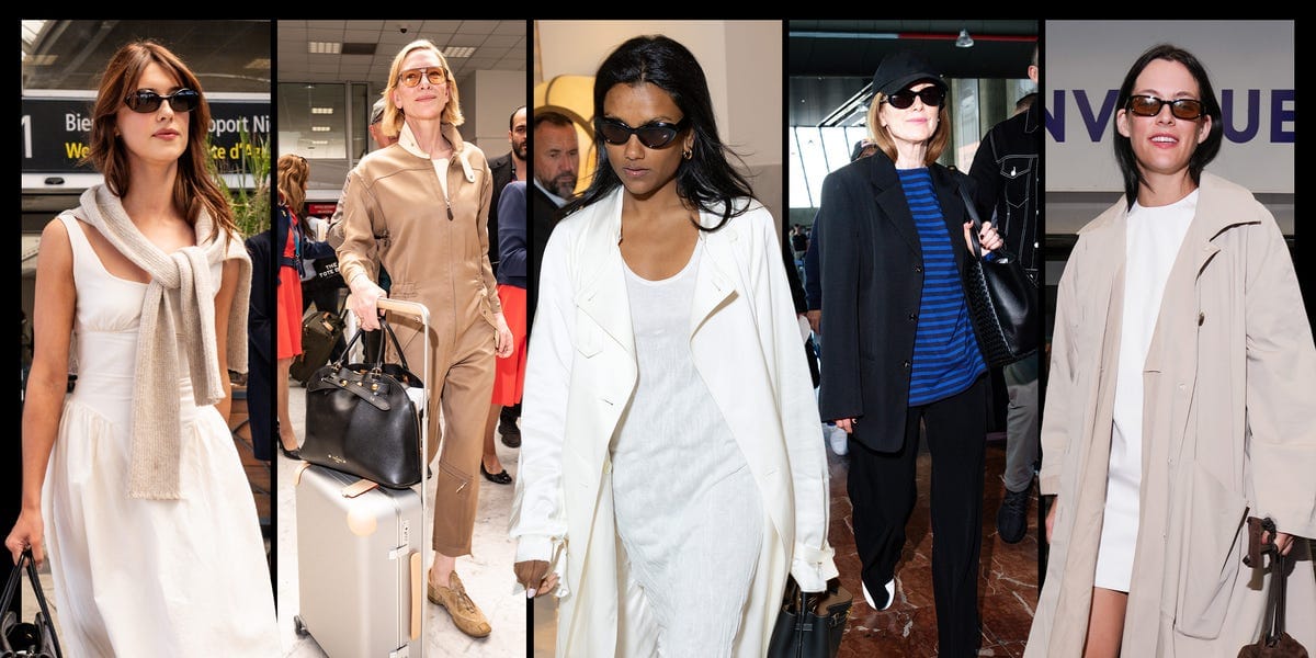 It’s All About the Celebrity Airport Outfits at Cannes