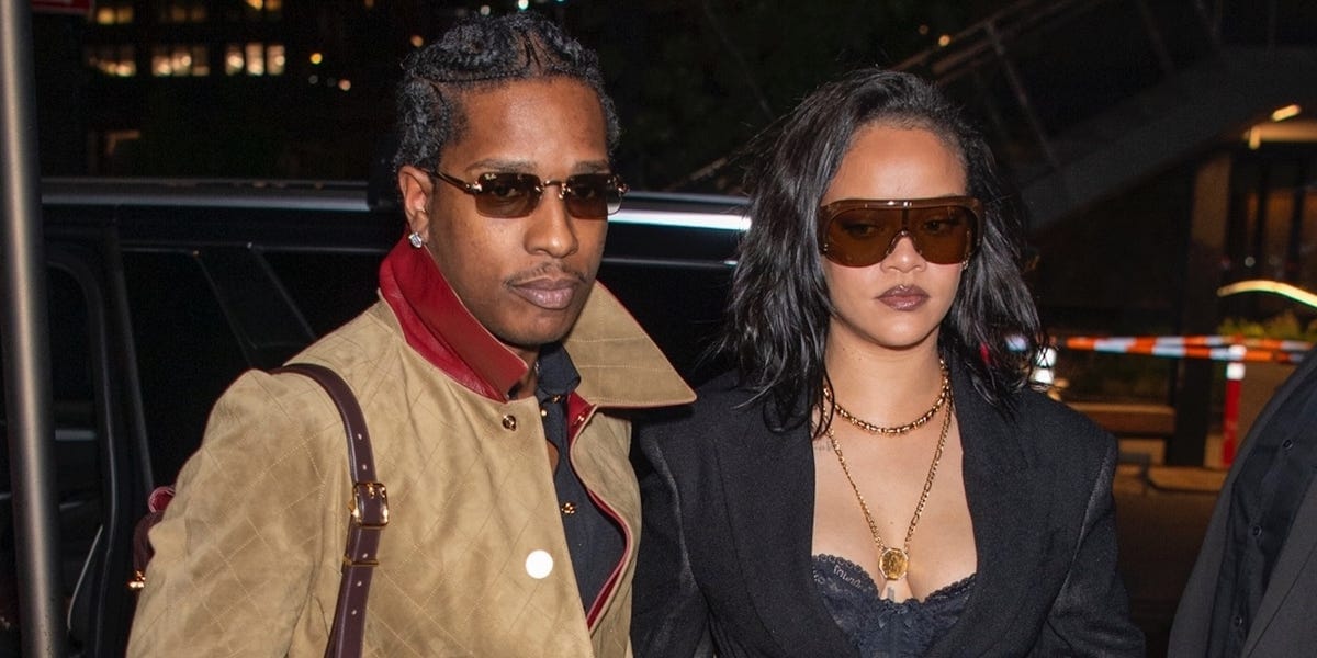 Rihanna and A$AP Rocky’s Sartorial Chemistry Is Unmatched