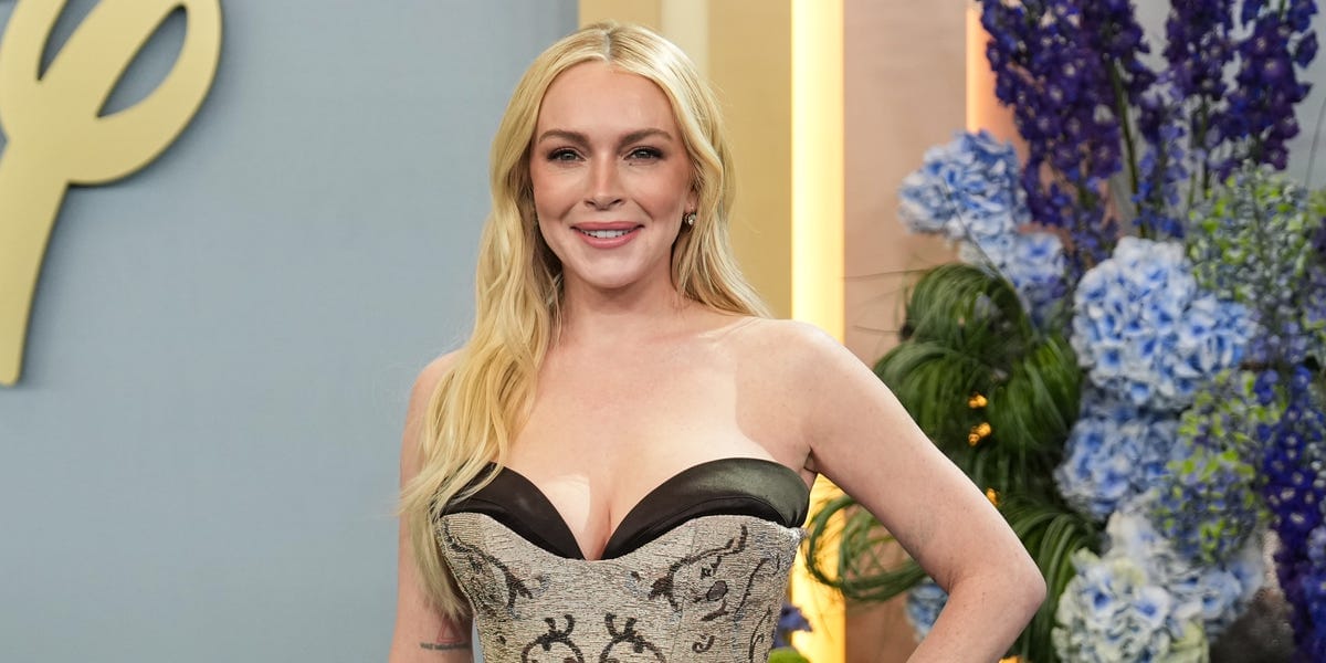 Lindsay Lohan’s Red-Carpet Style Is All Grown Up