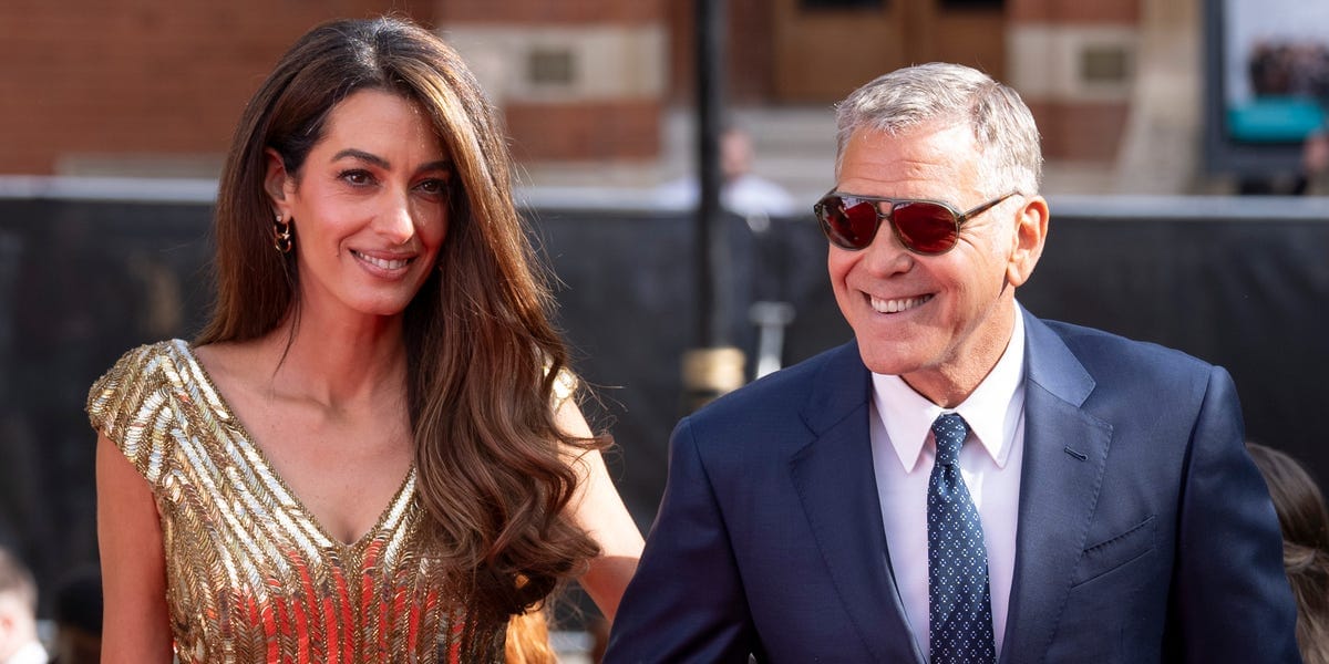 The Clooneys Wow in Regal Colors for Their Most Glamorous Red Carpet of the Year