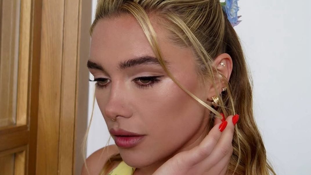 Florence Pugh Embraces Her Boho-iest Glam Yet—and Uses Real Flowers To Do It