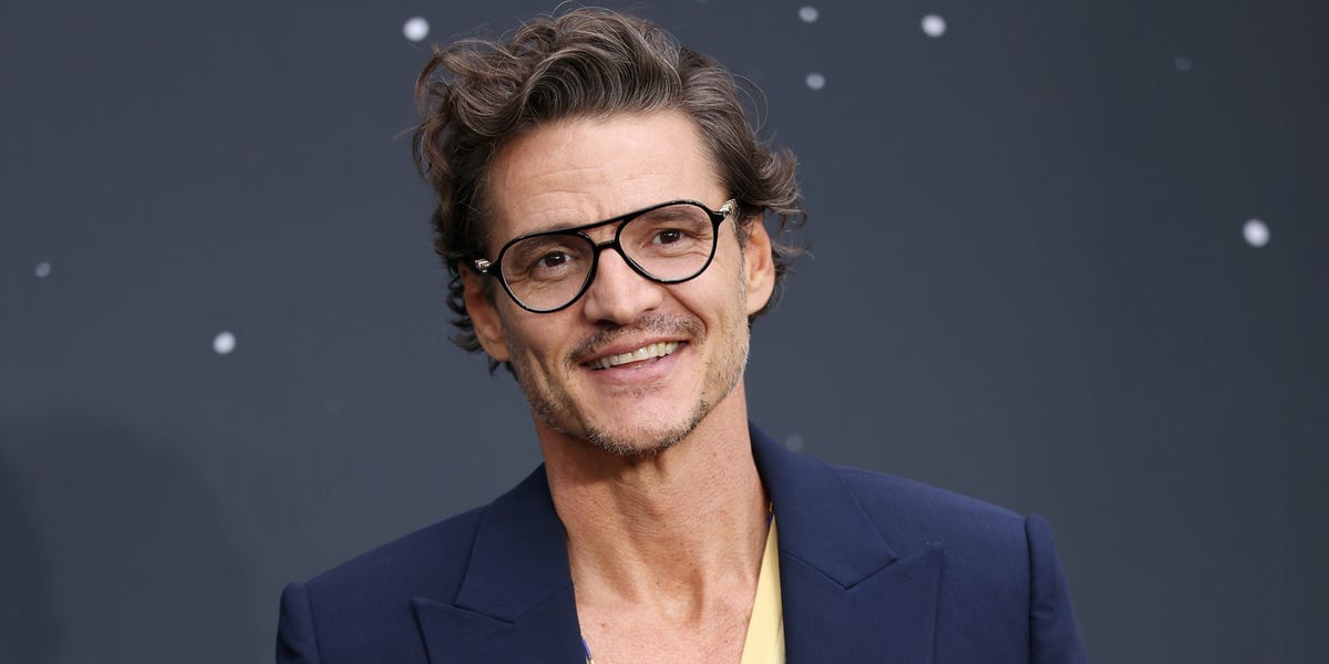 Pedro Pascal Tries Out the Double V-Neck Look for Spring