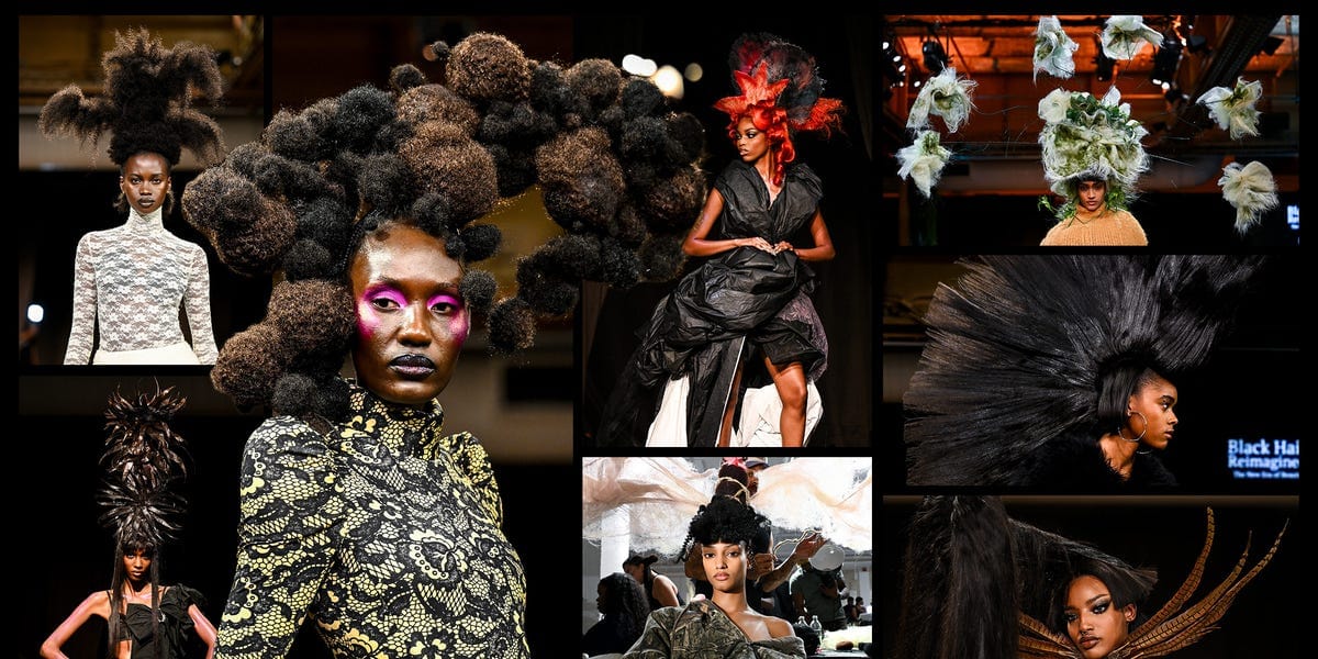 Black Hair Reimagined Has Returned to the Runway