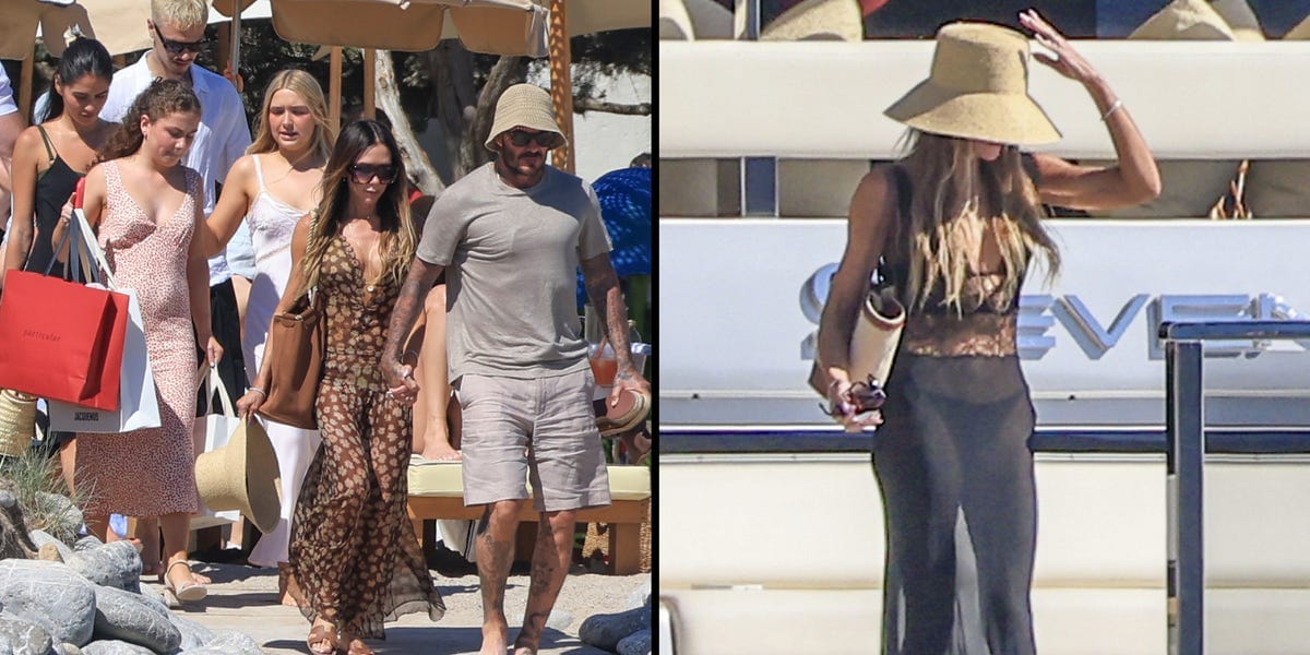 A Moment for the Beckhams’s Flawless Ibiza Vacation Style