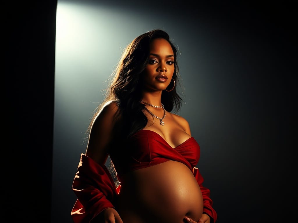 Rihanna Posts Her Baby Bump On Instagram!