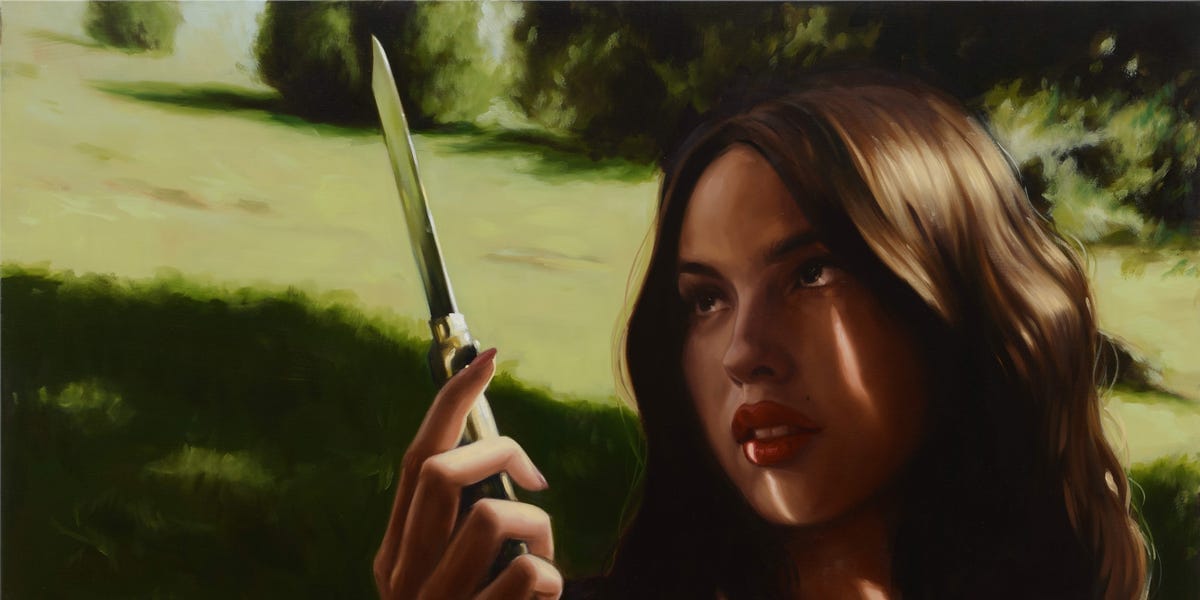 “What Is She About to Do With That Damn Knife?”—Chloe Wise On Creating a Painting for Olivia Rodrigo’s New Album