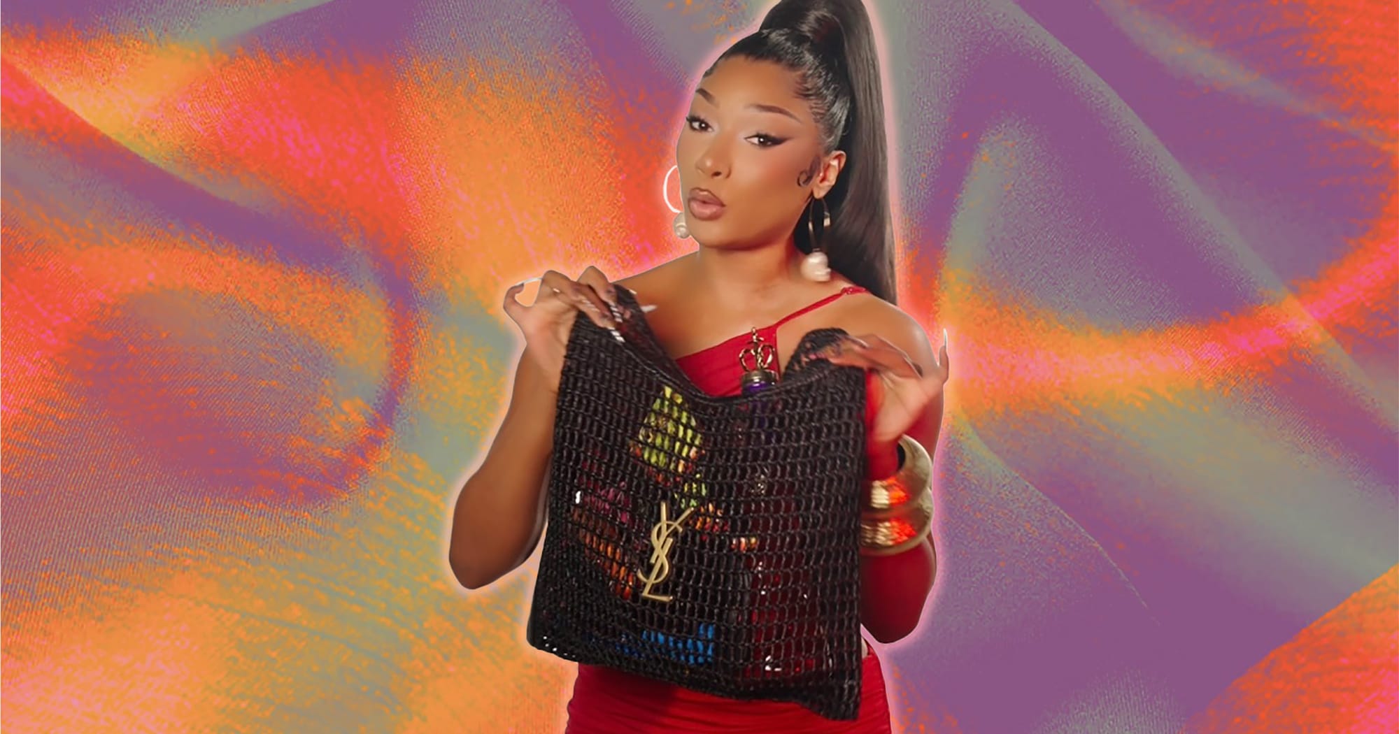 What’s In Megan Thee Stallion’s Beach Bag: Hot Girl Swim, Unreleased Perfume & More