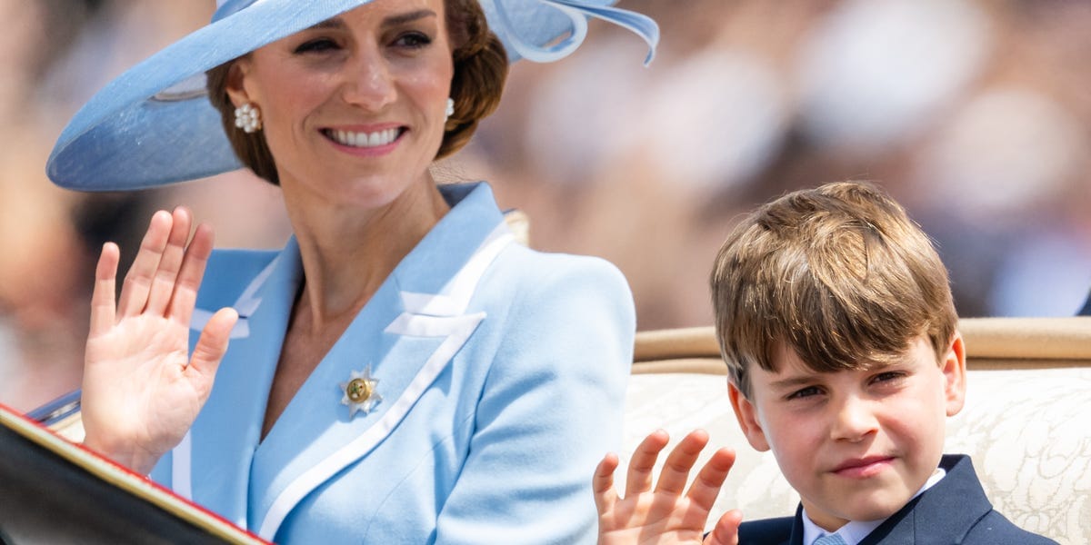 Princess Kate Dresses Her Sons in Baby-Blue Ties to Match Her Dress