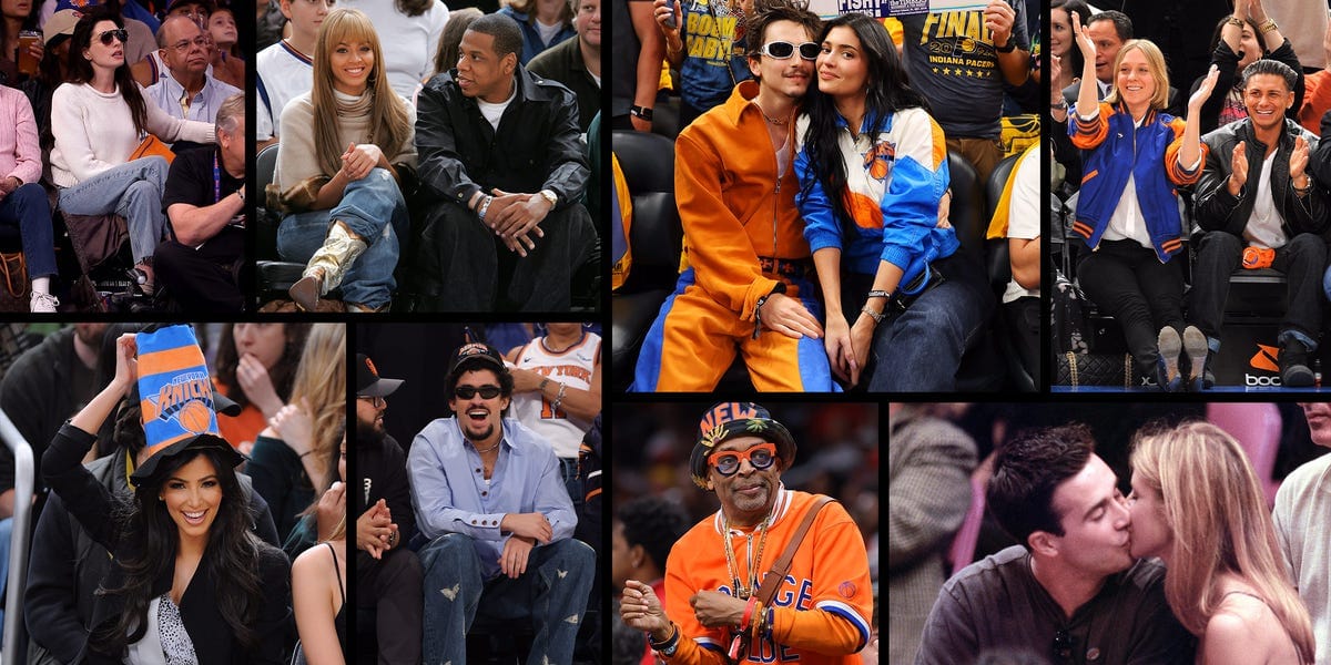 The 15 Best Photos of Celebrities at Knicks Games Over the Years