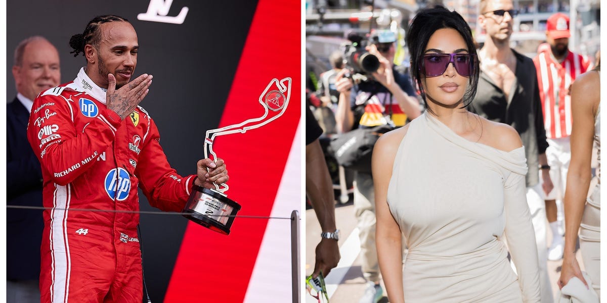 Kim Kardashian and Lewis Hamilton Sail Out to Sea in Monaco After His Grand Prix Win