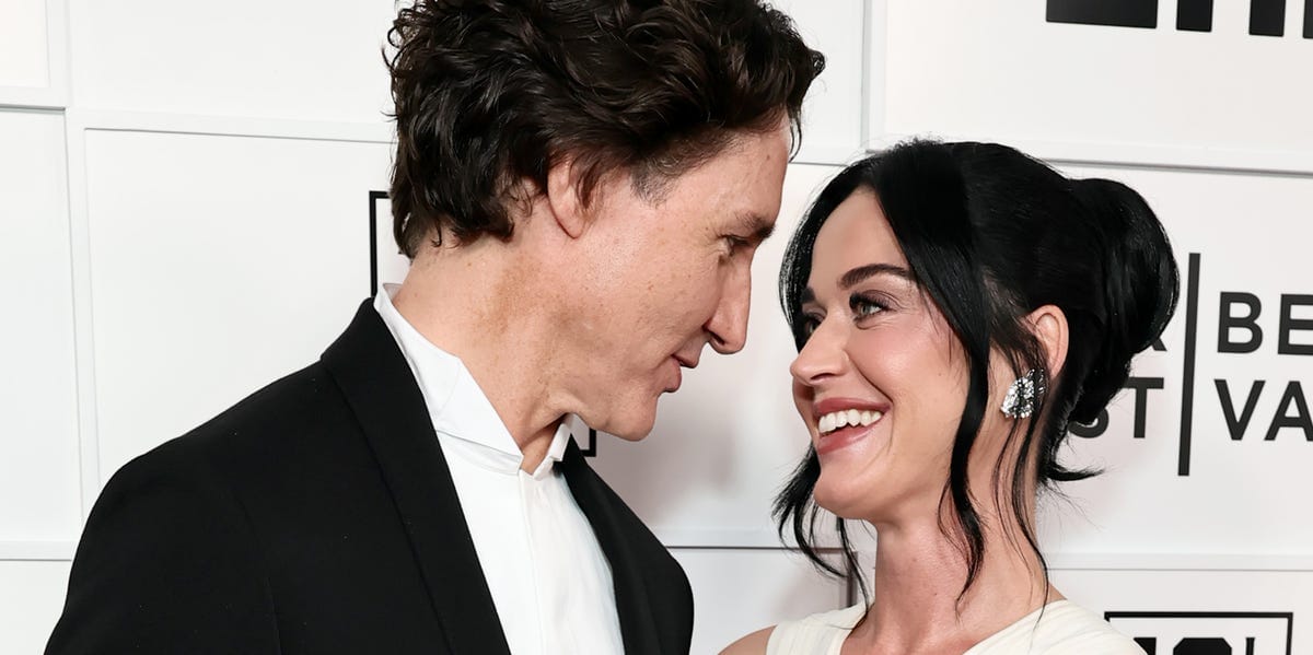 Katy Perry and Justin Trudeau Make Their Red-Carpet Debut in Classic Black-and-White Looks