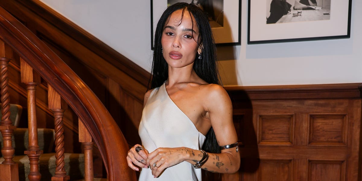 The Internet Can’t Stop Obsessing Over Zoë Kravitz’s Massive Engagement Ring From Harry Styles