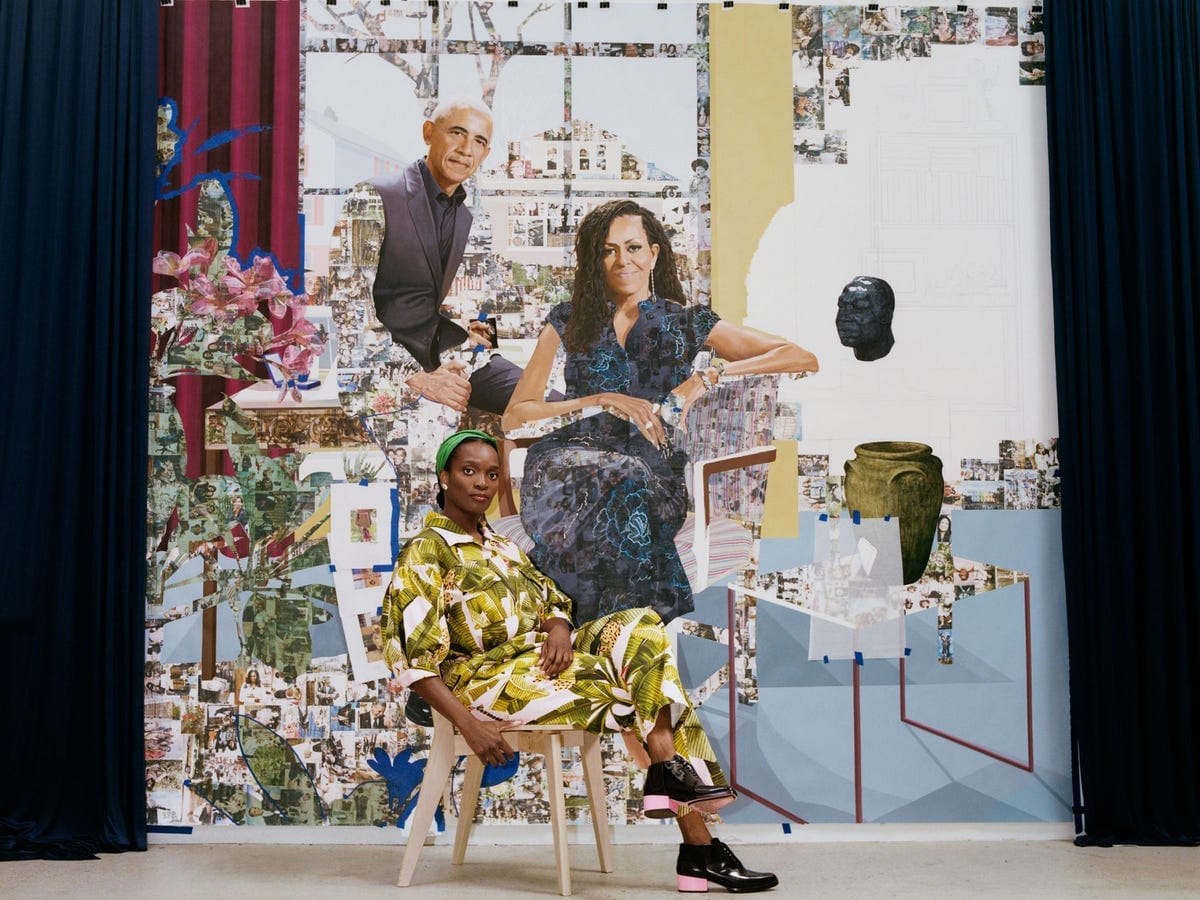 Inside the First Official Portrait of Barack and Michelle Obama Together