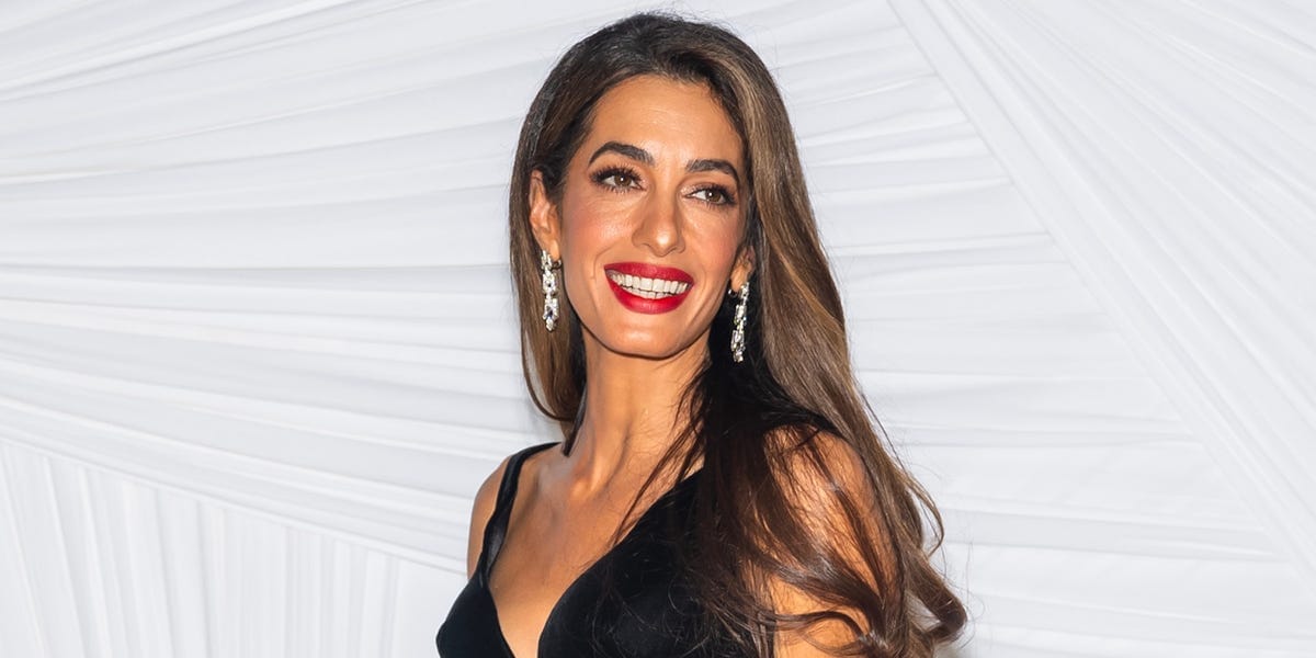 Only Amal Clooney Could Make Stirrup Pants Look This Good