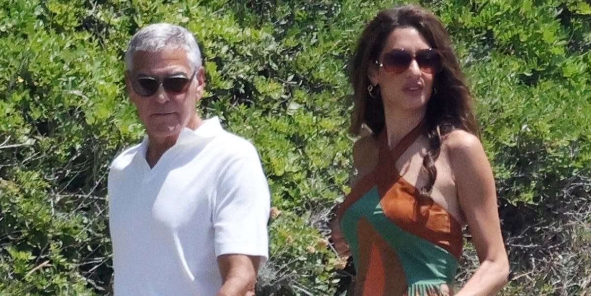 Amal Clooney’s Capri Holiday Wardrobe Is Boho, Earthy, and Glamorous