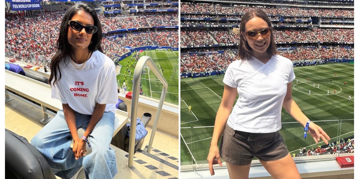 Simone Ashley and Laufey Showed Off Their Game-Day Style at the World Cup