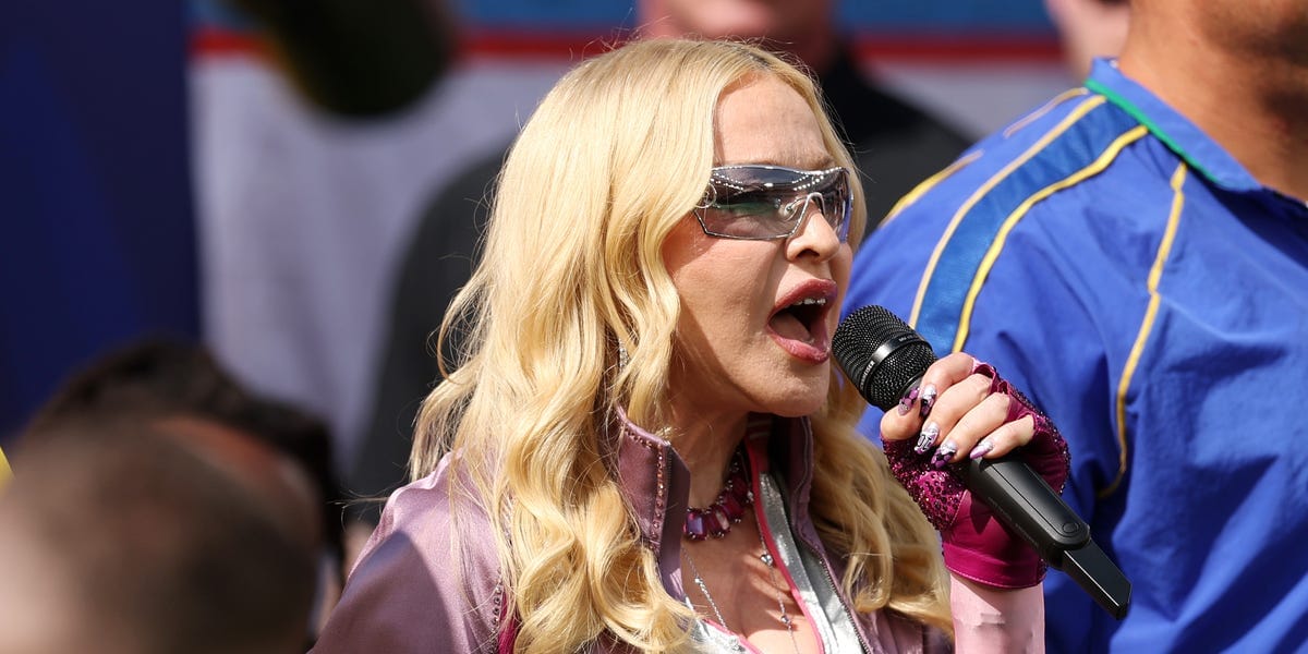Madonna Headlines the FIFA World Cup Halftime Show in a Sporty Take on Her Classic Style