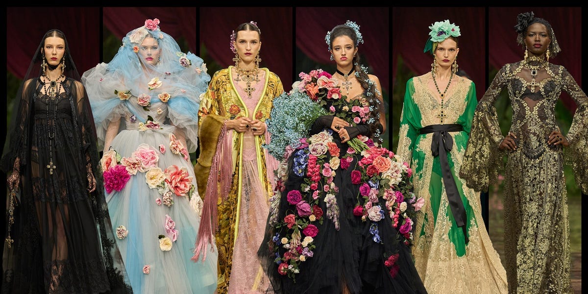 Dolce & Gabbana Brings Its Alta Moda Show Back to Taormina