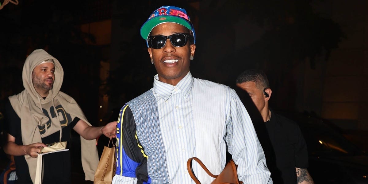 A$AP Rocky Carries His Luxury Bag Game Straight Into Summer