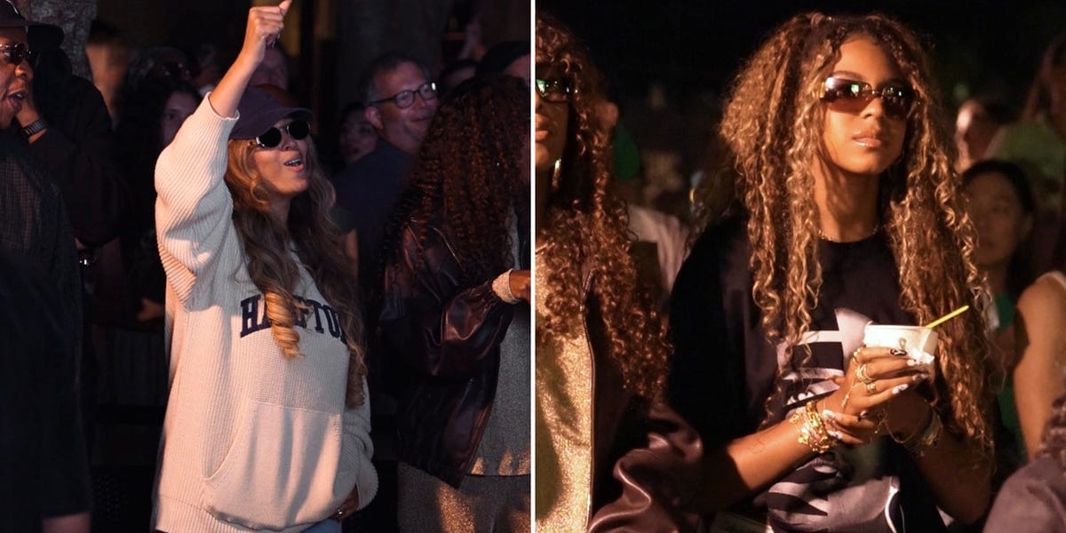 Beyoncé and Blue Ivy Look Like Twins While on a Family Outing to Lauryn Hill’s Hamptons Show