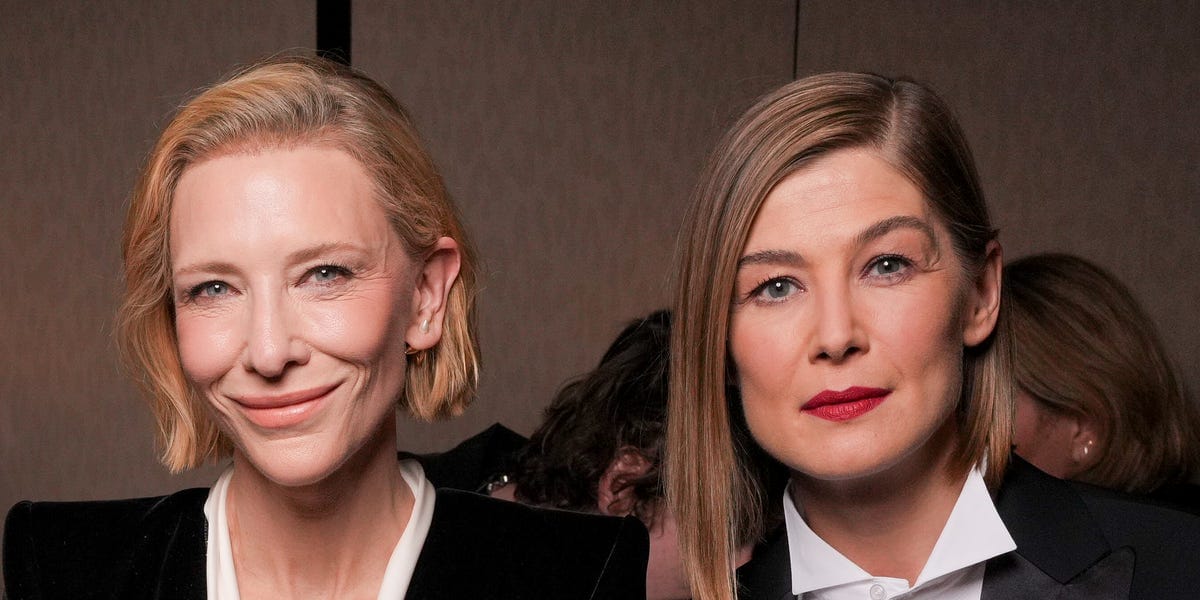 Rosamund Pike and Cate Blanchett Prove That Summer's Trending Bobs Are Flattering on Every Face Shape