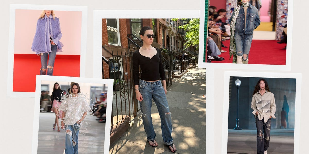 We’ve All Fallen In Love With Ripped Jeans Again
