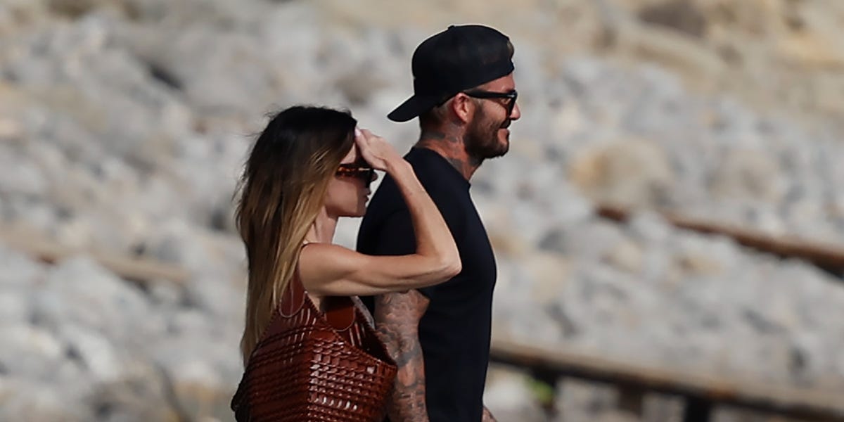 Victoria Beckham’s Euro-Summer Style Continues With a Floral Dress and Basket Bag