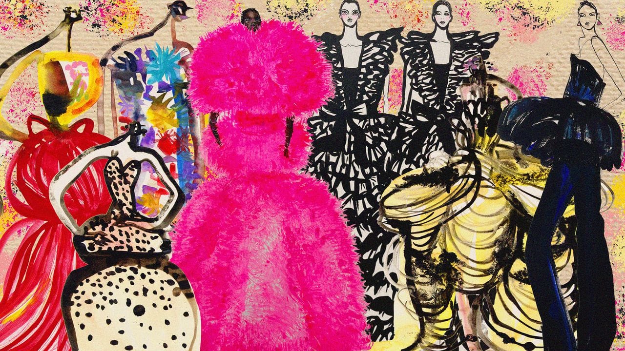 Two Fashion Illustrators Take on the Fall 2026 Haute Couture Collections