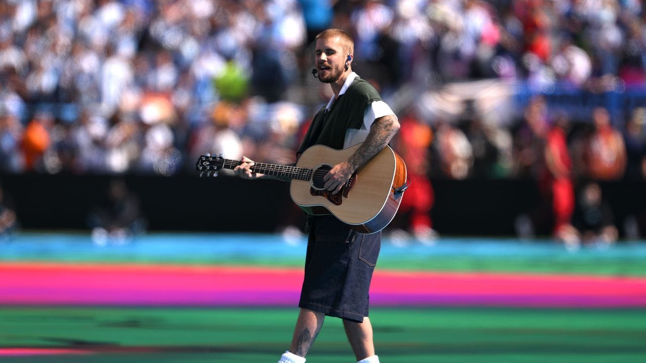 Justin Bieber Serenaded the Crowd in His Own Designs at the 2026 FIFA World Cup
