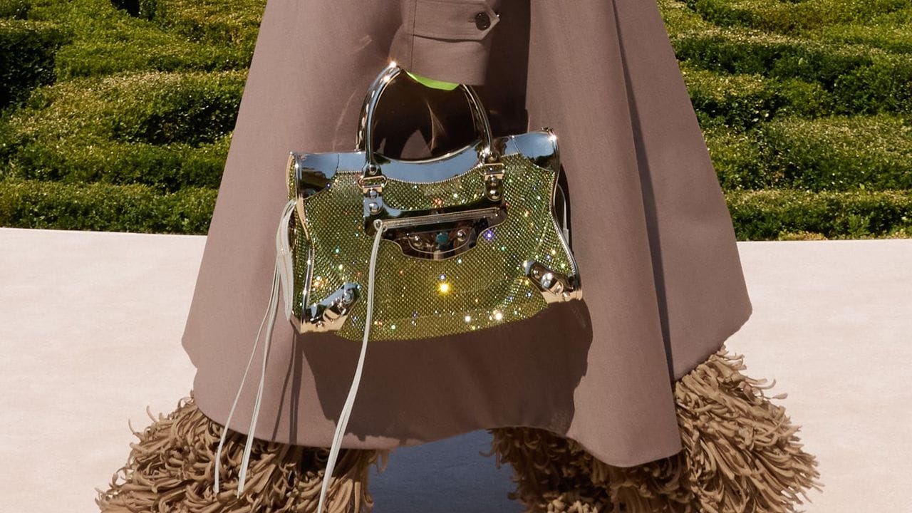 At Balenciaga, the Infamous City Bag Gets the Couture Treatment