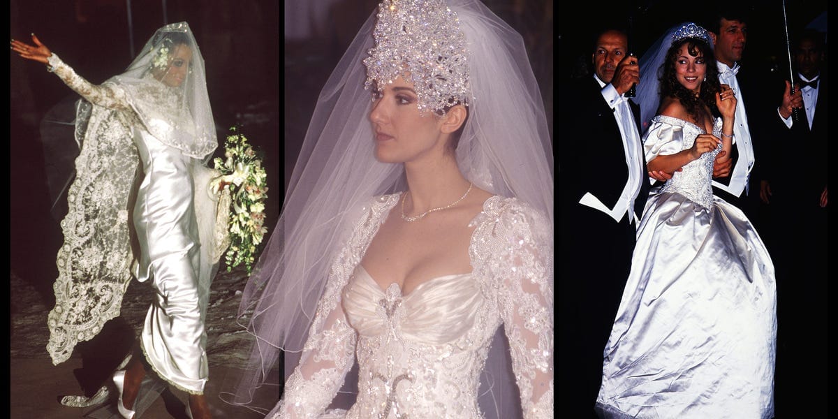 The 14 Most Iconic Pop-Star Wedding Dresses of All Time