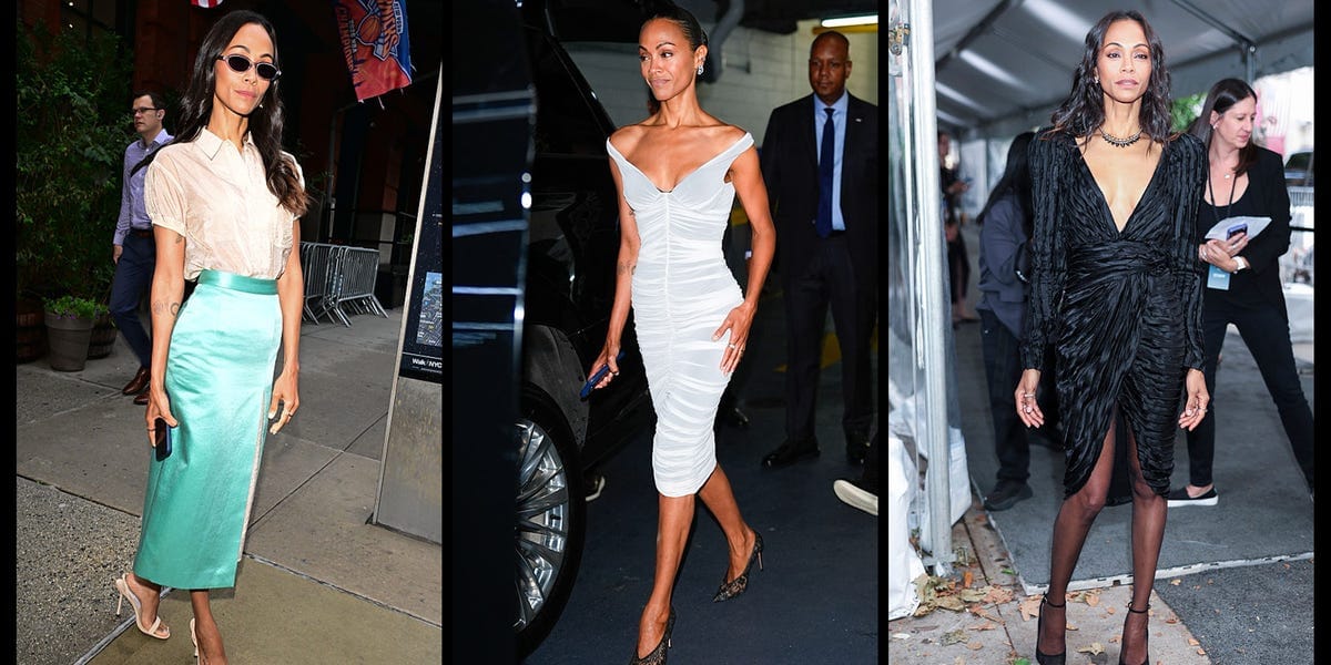 Zoe Saldaña Is the Chicest Girl in Town