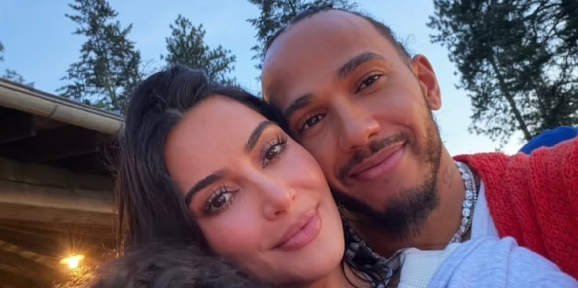 Kim Kardashian Shares a Selfie With Her Boyfriend, Lewis Hamilton, and Daughter Chicago