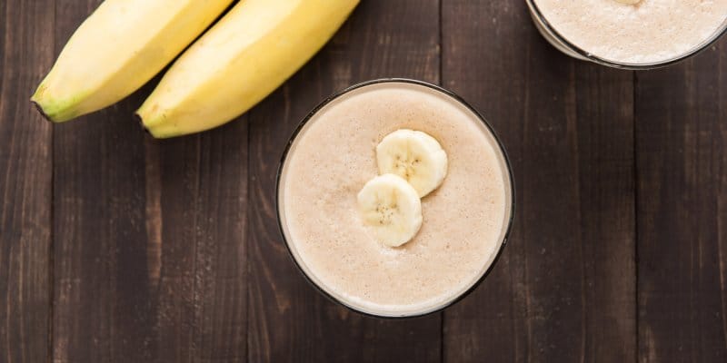 This Banana Bread Smoothie Has 35+ Grams Of Complete Protein