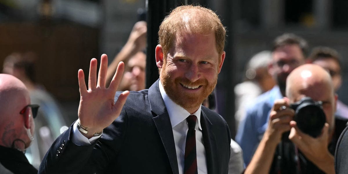 Prince Harry Has Touched Down in London Without Meghan and Their Kids